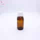  125ml Amber/Brown Glass Syrup Bottle with PP28 Plastic Cap