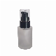  Flat Shoulder Round 20ml30ml50ml Cosmetic Skin Care Packaging Frosted Glass Lotion Pump Bottle 1oz Press Cream Pump Bottle
