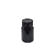 10ml 20ml 30ml Bright Black with Cap Glass Bottle