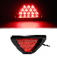  Universal Fog Lamp Triangle Tail Light LED Flash Bulbs Car Brake Light