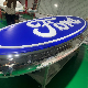  Car Dealership Showroom Automative Outdoor and Indoor Advertising Auto LED Light 3D Chrome Vacuum Formed Screen Printing Emblem Pylon Signage From Bobang