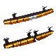  Haibang Black Aluminum Alloy Housing Amber LED Visor Windshield Light Bar