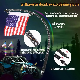  Remote Bluetooths APP LED Flag Pole 3FT 4FT 5FT 6FT Flexible Spiral RGB Antenna LED Offroad UTV Rzr Boat LED Whips Light for ATV