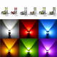  G-View 2W T10 License Plate Lights Door Courtesy w5w Bulbs LED Bulb