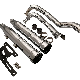  Motorcycle Exhaust Muffler Double Pipe with Perfect Sound Effect Customized Auto Parts