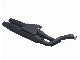  Motorcycle Exhaust Muffler with Double Exhaust Pipe Auto Exhaust System Steel Pipe