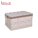  Durable Plastic Folding Camping Storage Box with Lid