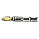  1500 Bowtie Door Moulding Emblems 1500 Badge Silverado Suburban Tahoe Fit for Car Accessories Car Parts Decoration Emblem