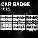  Cheap Car Decoration Vehicle Rear Body Emblem Letter Brand Logo Benz GLS 400 450 480 500 580 600 680 ABS Shiny Black Matte Black Light Silver Car Badge for Sale