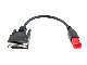  Factory Directly Supply OBD2 Female to Euro V Standard Motorbike 6p Cable for Motorbike Scanner Diagnostic Tool
