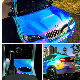  Car Vinyl Wrap Pet Car Decoration Sky Blue Rainbow Neo Chrome Bubble Free Wrapping Sticker Vinyl Car Film