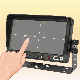 Quad Monitor Backup Camera System with IP69K Waterproof CCD Camera