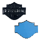  Factory Wholesale Custom Logo Fit for Skull Motorcycle Body Tank Badge Metal Emblem Fender Car Accessories Car Parts Decoration Emblem Motorcycle Parts