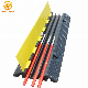  Flexible 3 Channel Floor Rubber Cable Protector Ramp Humps