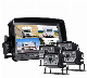  4CH 7inch Recording DVR Car Monitor with 4PCS Cameras for RV Truck