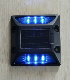  IP68 Traffic Safety Driveway Marker Solar Flashing Light LED Reflective Cat Eye Road Stud with on/off Switch
