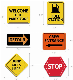  Customized Design Traffic Warning Sign Road Work Ahead Road Sign