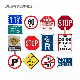  Custom Aluminum Composite Big Digit Speed Sign Safety Warning Reflective Signs Board Red Triangle Round Square LED Traffic Road Sign