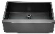  36× 21× 10 Inches Nano Black Anti Scratch Cabinet Accessories Countertop Apron Farmhouse Handmade Single Bowl Kitchen Stainless Steel Sink Has3621