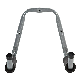  Heavy Duty Steel Double-Arm Storage Hanger Wall Mount Garage Utility Hook, Gray
