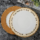  Ceramic Multi-Coil Series High Bone China Display Plate Elegant Northwest European Style Hotel Tableware Plate