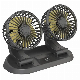  High Quality Car Adjustable Air Fast Cooling Fan USB Dashboard Double Heads