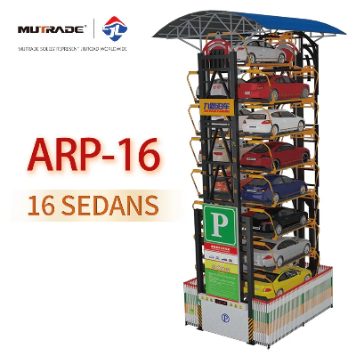 Jiuroad 16 Cars Rotary Parking Automated Smart Parking System