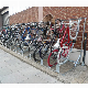 5 Bikes Multiple Durable Hot DIP Semi Vertical Bicycle Stand