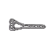  Orthopedic Implant Multi-Axial Distal Radius Plam Locking Titanium Plate III