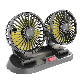  Portable Automotive Adjustable 12V 24V USB Mini Dual-Head Cooling Fan