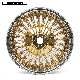  Custom Forged Steel Wire Spoke Wheel 17 18 20 Inch 5X127 5X120 for Cadillac Impala Golden Chrome Wheel Rims for Sale