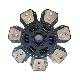  Professional Manufacturer Tractor Parts Clutch Disc for Agriculture Machinery
