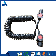  Truck Nylon Trailer Wire Black Seven Core Spring Suzie Coil Spiral Cable Hot of Sale