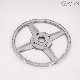  Customized OEM High Yield Strength ADC12/A380 Aluminum Alloy Die Casting Turbine Wheels / Flywheel / Steering Wheel