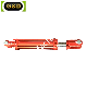 Tie Rod Hydraulic Cylinder 4 X 12 1.75 Chrome Rod