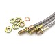  ATV Scooter Motorcycle Modified Tuning Stainless Steel Iron Braided Brake Pipe Hose