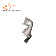  Sinotruk Sitrak Engine Parts 202V15201-6178 Exhaust Curved Pipe-with Butterfly Brake Valve