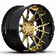 Kipardo 18 19 20 21 22 23 Inch Customized Golden Wheel Rim High Polished Deep Concave 2 3 Pieces Custom Forged Wheels 5X112 5X114.3 5X130 5X120 5X115 5X110 manufacturer