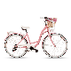  Cheap Fashion Urban Bicystar Bicycle Single Speed City Bike 7 Speed with Basket for Lady/Women/Adult
