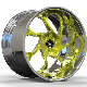  2 Piece 18X10 18X12 Forged Alloy Wheels for Nissan 240sx Brushed Finish Gold Faces Discs Rims