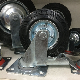  Wbd Supplier European Medium Duty Black Rubber Steel Core Caster Wheels