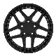  18 19 20 21 22 23 24inch Black Machine Face Special Powder Coat Car Wheels Aluminum Rims 2 Piece 5X127 5X108 Car Alloy Wheels