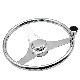  Best Seller 5-Spoke Destroyer Style Stainless Marine Steering Wheel for Boa