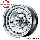  Steel Wheels with Lug Hole Chrome 5 Spokes Offroad Rims for SUV 16X6 16X7 16X8 PCD 5/114.3 5/150 6/139.7 Centre Bore 108mm 110mm 113mm Offset +15 ~ -25