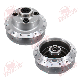  Infz Motorcycle Motor Accessories Manufacturing Wy125A Motorcycle Wheel Rim Hub Assembly China Motorcycle Aluminum Rear Wheel Hub for Wy125
