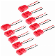  Car Removable Waterproof in-Line 12V Fuse Holder 18/16 Gauge AWG Automotive Ceramics Fuse Box Holder Red for Atc/ATO Fuse