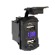  5V 4.2A Dual Port USB Charger with Voltmeter for Car/Truck/Marine