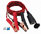  16 AWG Extension Cord Plug Socket with Battery Clamp 12V/ 24V Battery Clip-on and Cigarette Lighter Adapter