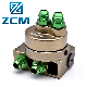 Shenzhen Custom Manufactured CNC Automotive Parts Metal Machined Green/Brown Anodized Billet Aluminum Motorcycle Automobile Car Engine Plate Oil Cooler Adapters