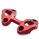  CNC Machined Billet Aluminum Racing Handlebar Adapter Top Clamps Riser Clamp Adapter